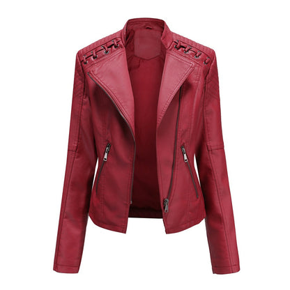 Marie™ - Stylish leather jacket