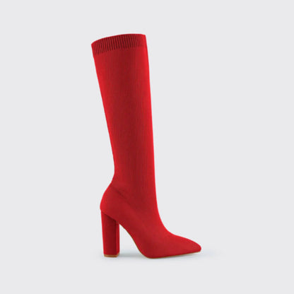 Ciara™ - Knee-high sock boots