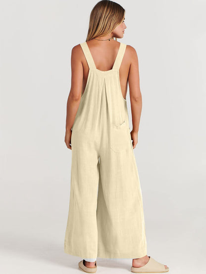 Rosabella™️ - Sleeveless Wide Leg Jumpsuit 