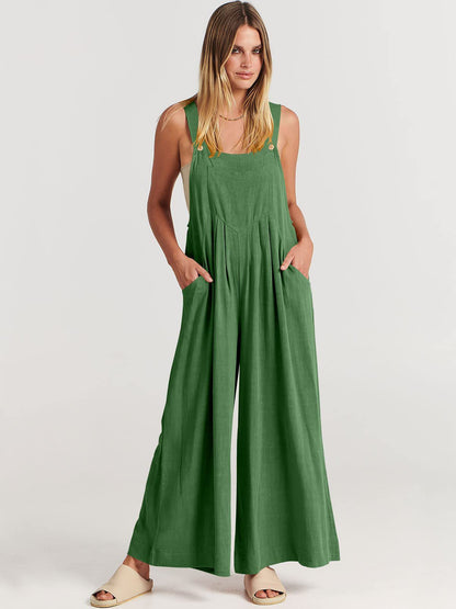 Rosabella™️ - Sleeveless Wide Leg Jumpsuit 