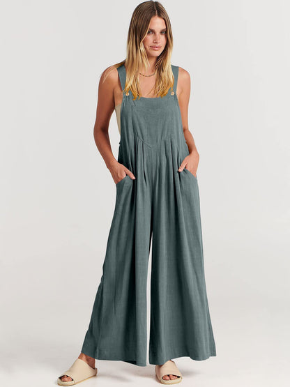 Rosabella™️ - Sleeveless Wide Leg Jumpsuit 