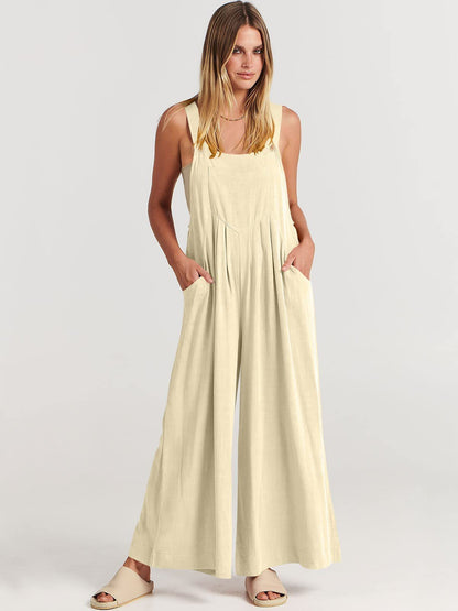 Rosabella™️ - Sleeveless Wide Leg Jumpsuit 