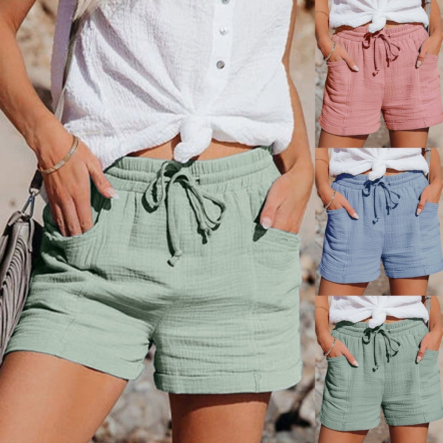 Danisha™ - Cotton summer shorts