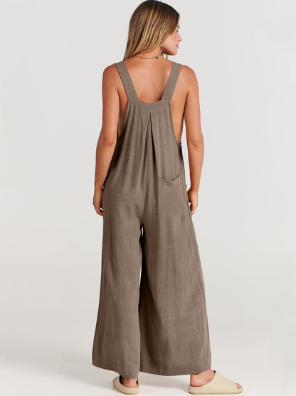 Rosabella™️ - Sleeveless Wide Leg Jumpsuit 