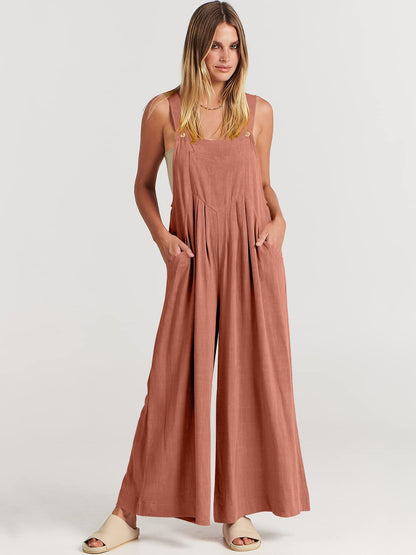 Rosabella™️ - Sleeveless Wide Leg Jumpsuit 