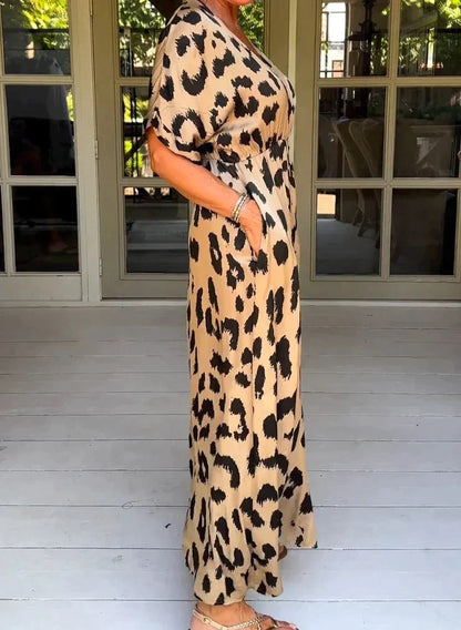 Behati's™ - Leopard Maxi Dress
