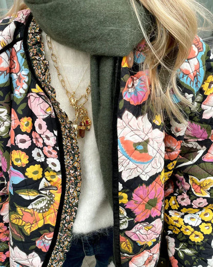Rosey™ - Stylish jacket with floral pattern