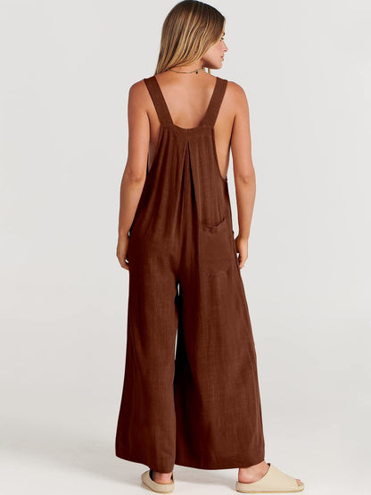 Rosabella™️ - Sleeveless Wide Leg Jumpsuit 