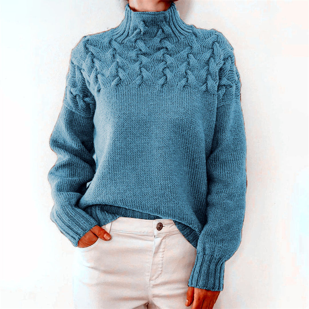 Sansa™ | Elegant sweater with a turtleneck