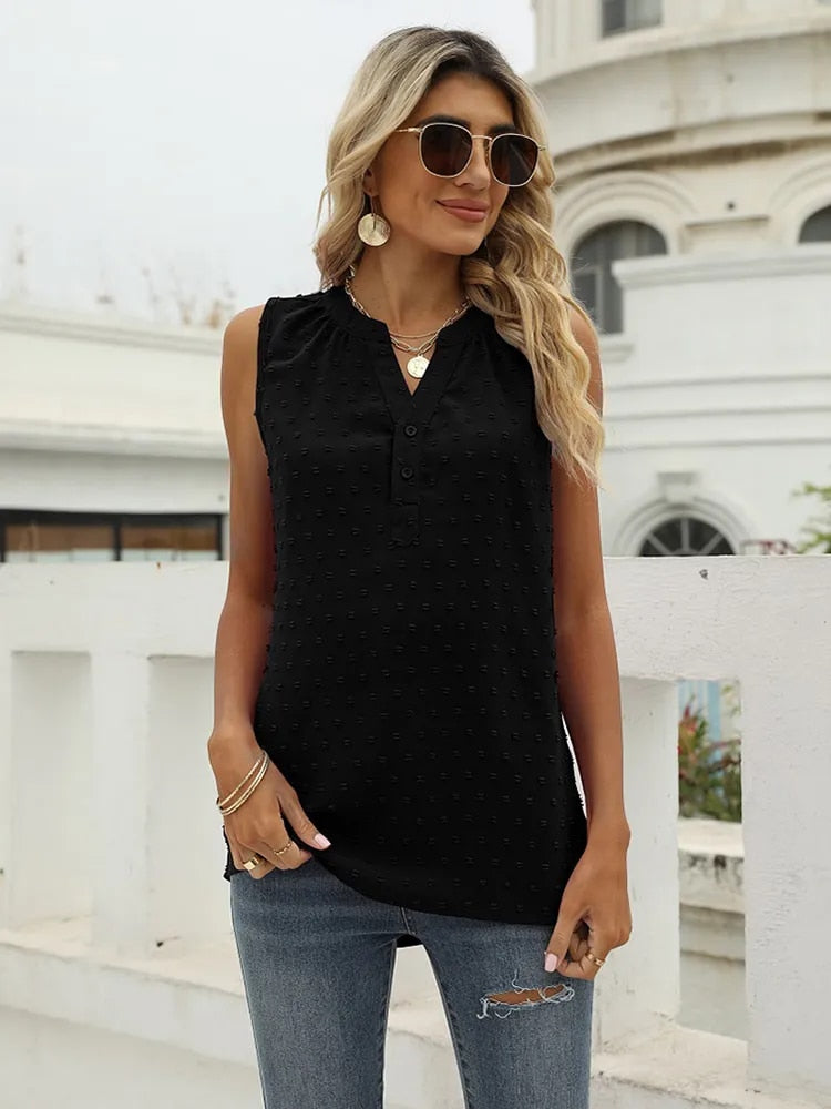 Kiwi | V-neck blouse