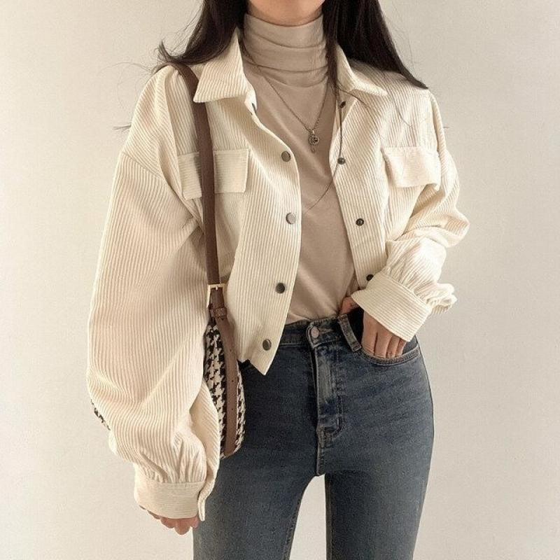 Anna™ - Cropped corduroy jacket