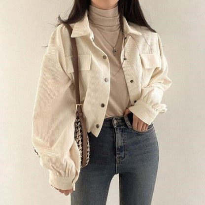 Anna™ - Cropped corduroy jacket
