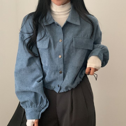 Anna™ - Cropped corduroy jacket