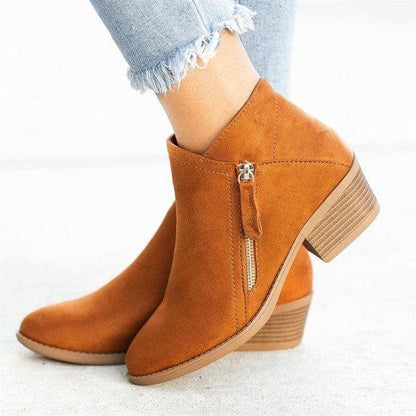 Zeline™ - Fashionable suede boots for autumn 