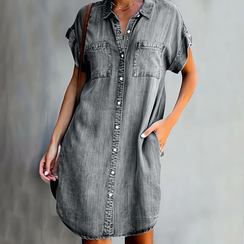 Daphne™ - Denim Dress