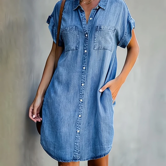 Daphne™ - Denim Dress