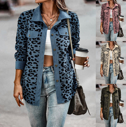 Olivie™ - Jungle Chic Leopard Jacket