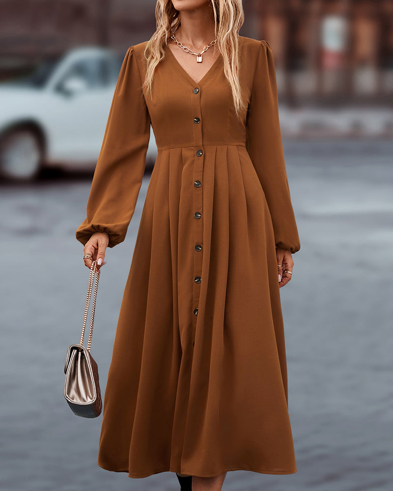 Noa™ - Elegant autumn dress