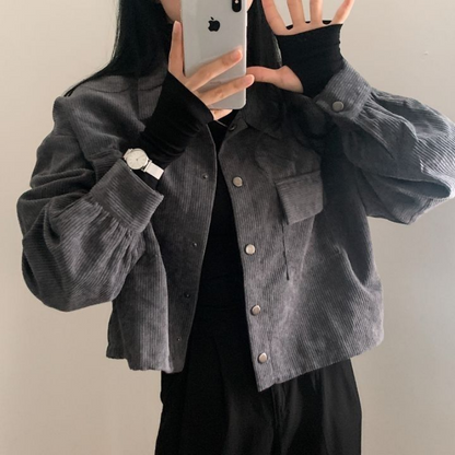 Anna™ - Cropped corduroy jacket