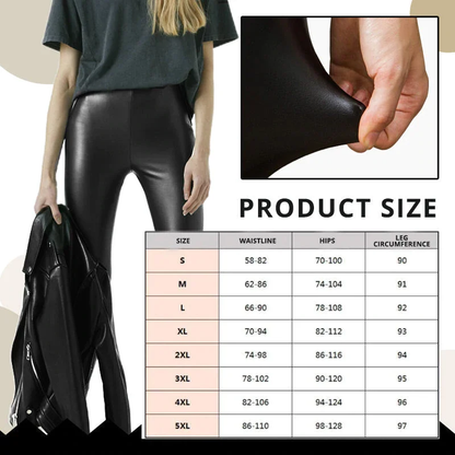 S-Shaped™ Leather Leggings