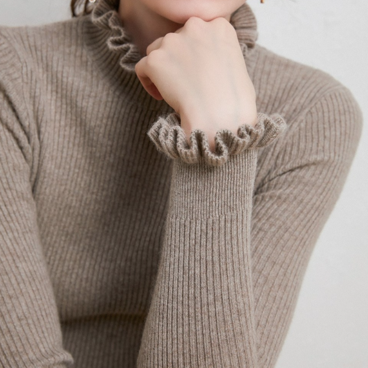 Laura™ | Cashmere turtleneck sweater