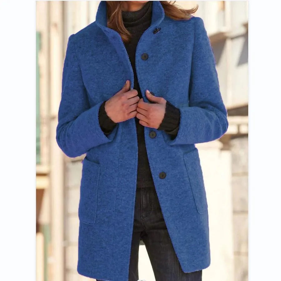 Angeline™ - Button Down Wool Coat [Last Day Discount]