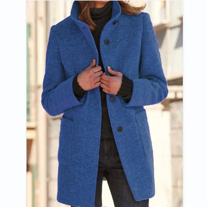 Angeline™ - Button Down Wool Coat [Last Day Discount]