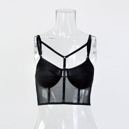 Els™ - Mesh backless cami top 