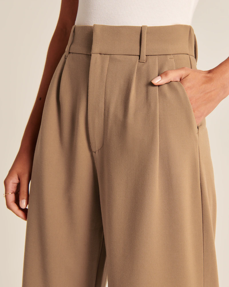 Celine Montclaire™️- Casual high-waisted wide-leg trousers