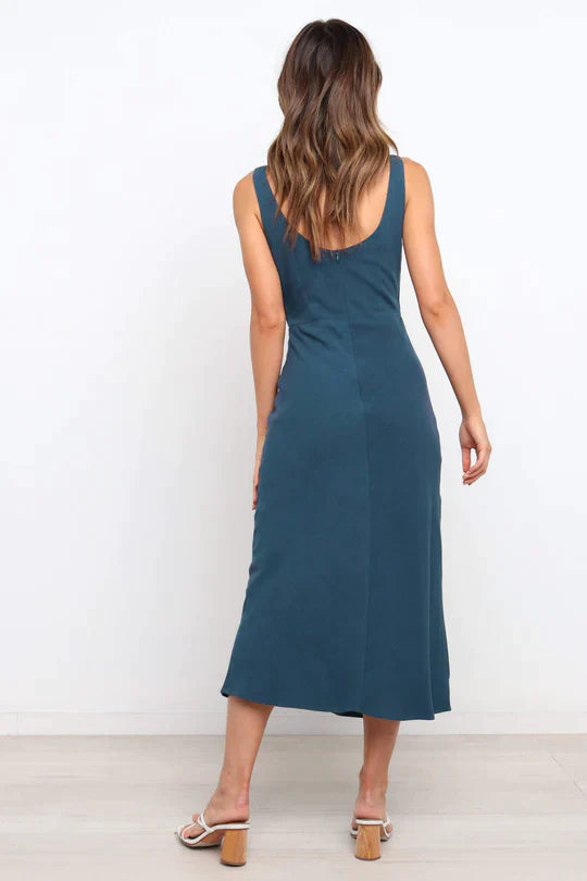 Lily | Wrap-style midi dress