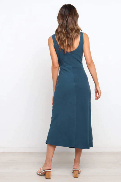 Lily | Wrap-style midi dress