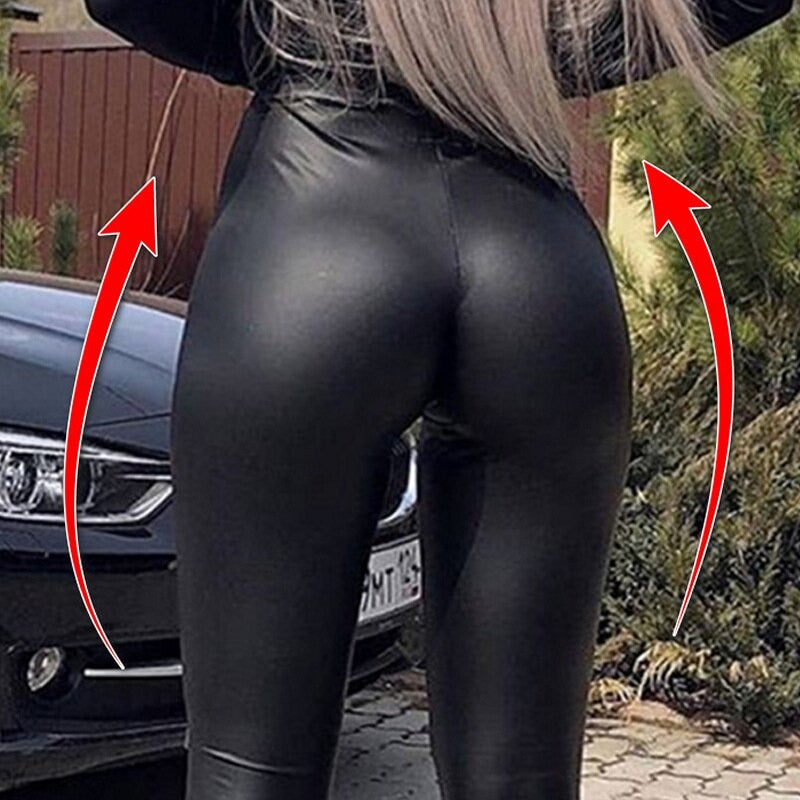 S-Shaped™ Leather Leggings