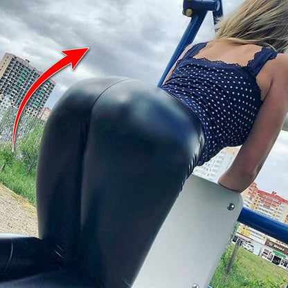 S-Shaped™ Leather Leggings