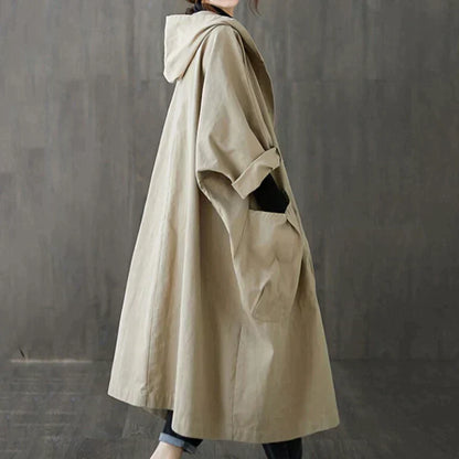 Lira™ - Trench coat with large pockets 