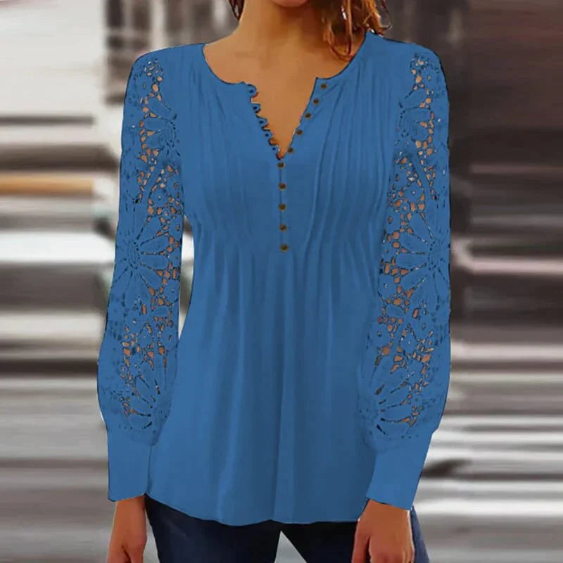 Cutipie™ - Elegant long-sleeved blouse 